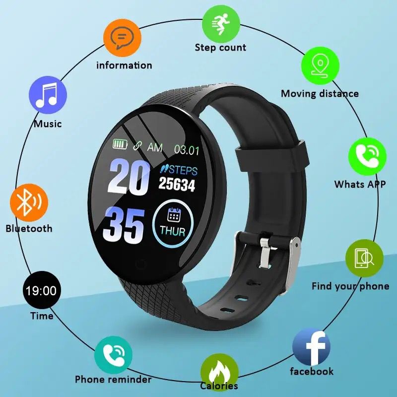 D18 BLUETOOTH SMART WATCH